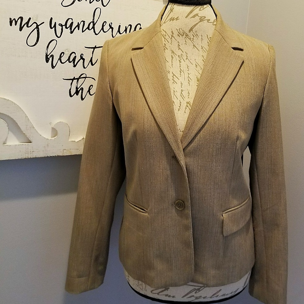 Rafaella Petites Tan Blazer Size 12P